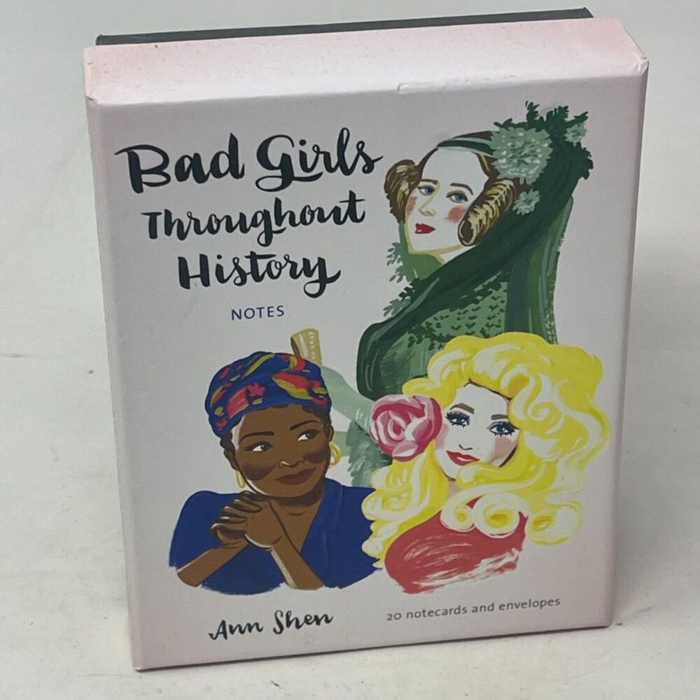 Bad Girls Throughout History Notecards Ann Shen - 19 Card Set - Stationary Boxed